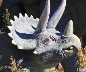 Puzzle Triceratops κεφάλι